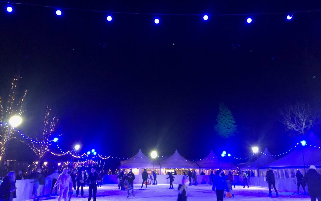 Ice Skating and where to see Father Christmas in Kent at Calverley Grounds Tunbridge Wells