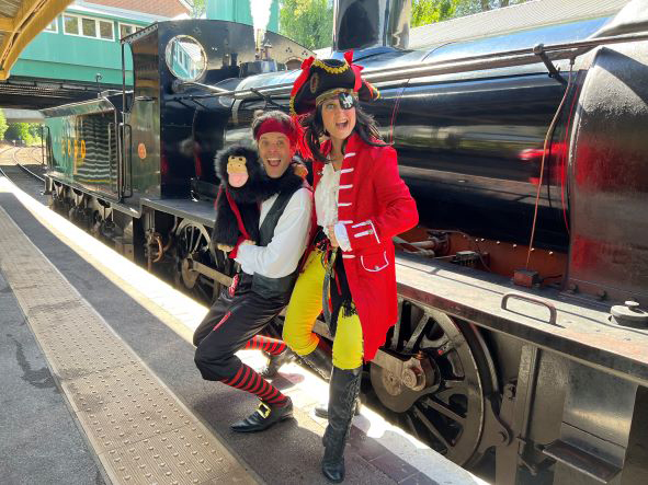 Jolly Roger comes to the Spa Valley Railway for Summer Holiday Fun