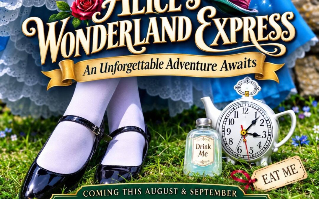 Step into Wonderland this weekend aboard Alice’s Wonderland Express at the Spa Valley Railway
